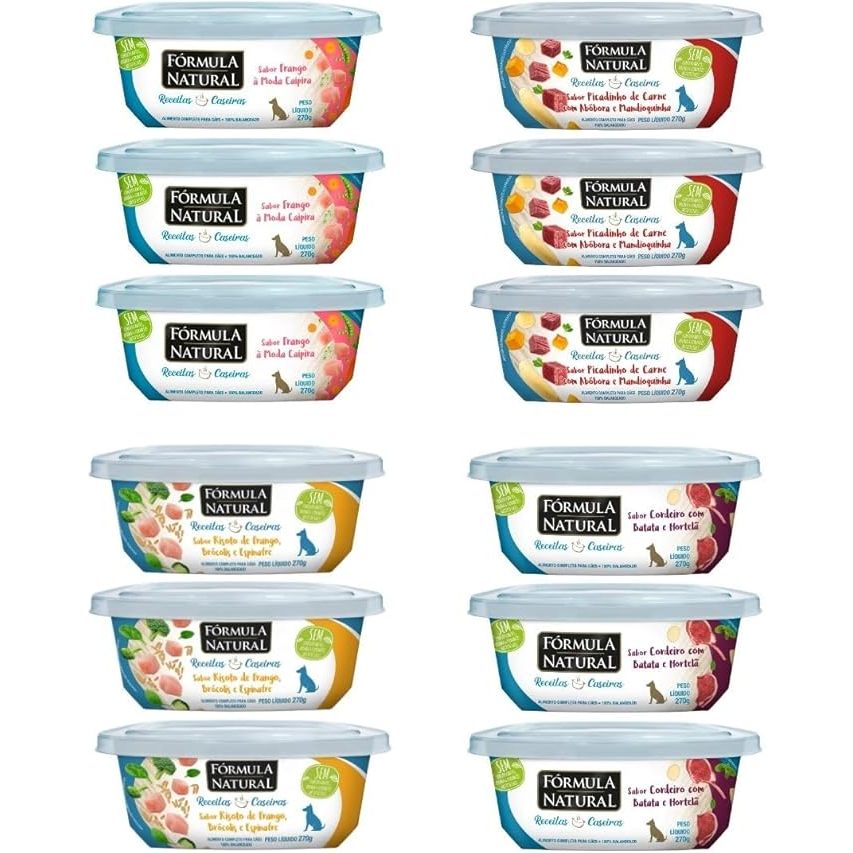 Ração Úmida Formula Natural Receitas Caseiras para Cães 270g