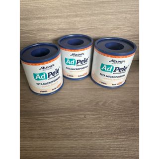 Fita Microporosa 5cm x 10m Micropore Branco C/3 Unidades Adpele_Missner em Oferta na Shopee