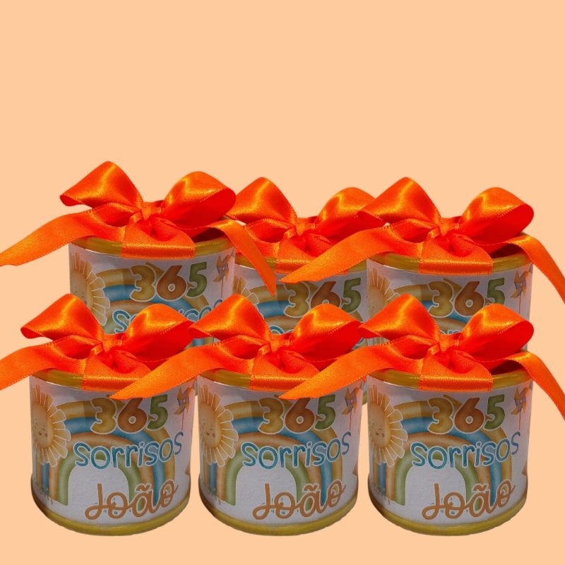 kit Tubolatas personalizadas 5x6 Lembrancinhas ,chá de bebê ,batizados ,aniversário,maternidade, 365 sorrisos menino