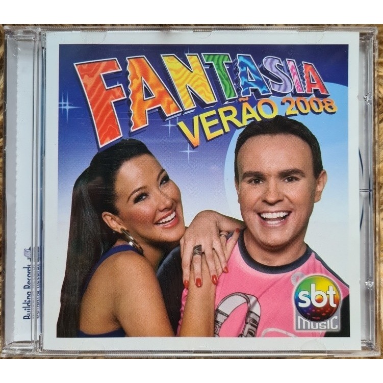 CD Lacrado Fantasia SBT Verão 2008 Original Raridade Capa Helen Ganzarolli