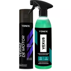 Verniz De Motor Renovador Brilho Proteção 400ml + Vexus VONIXX