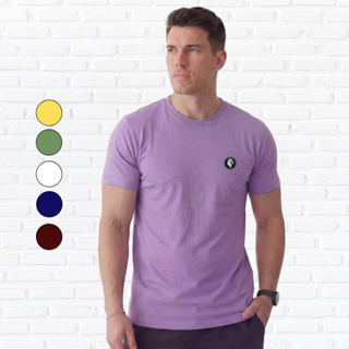 Camisa Camiseta Básica masculina 100% Algodão Premium Gola Redonda em Oferta na Shopee