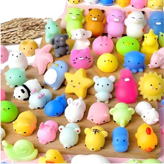 30 Squish Mochi Bichinho Macio De Apertar Alivio Anti-Stress Squishies Tiktok Brinquedo Sensorial