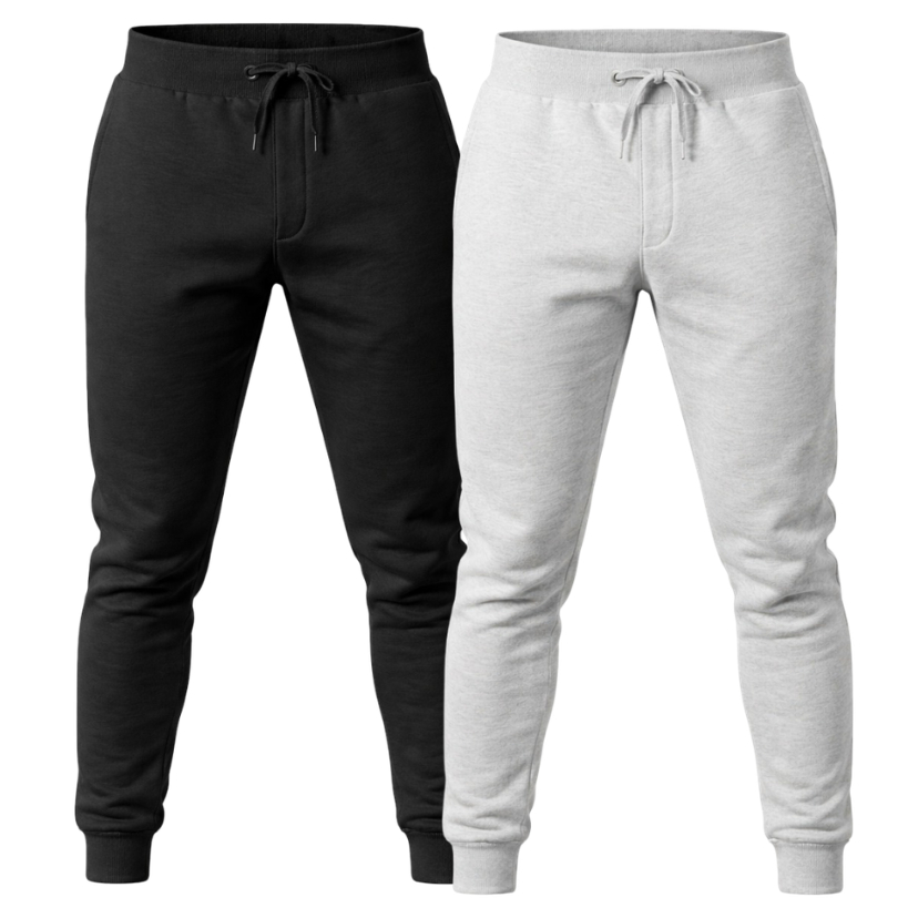 Promoção Calça Jogger em Moletom Masculina Casual Esporte Academia com Bolso na Frente