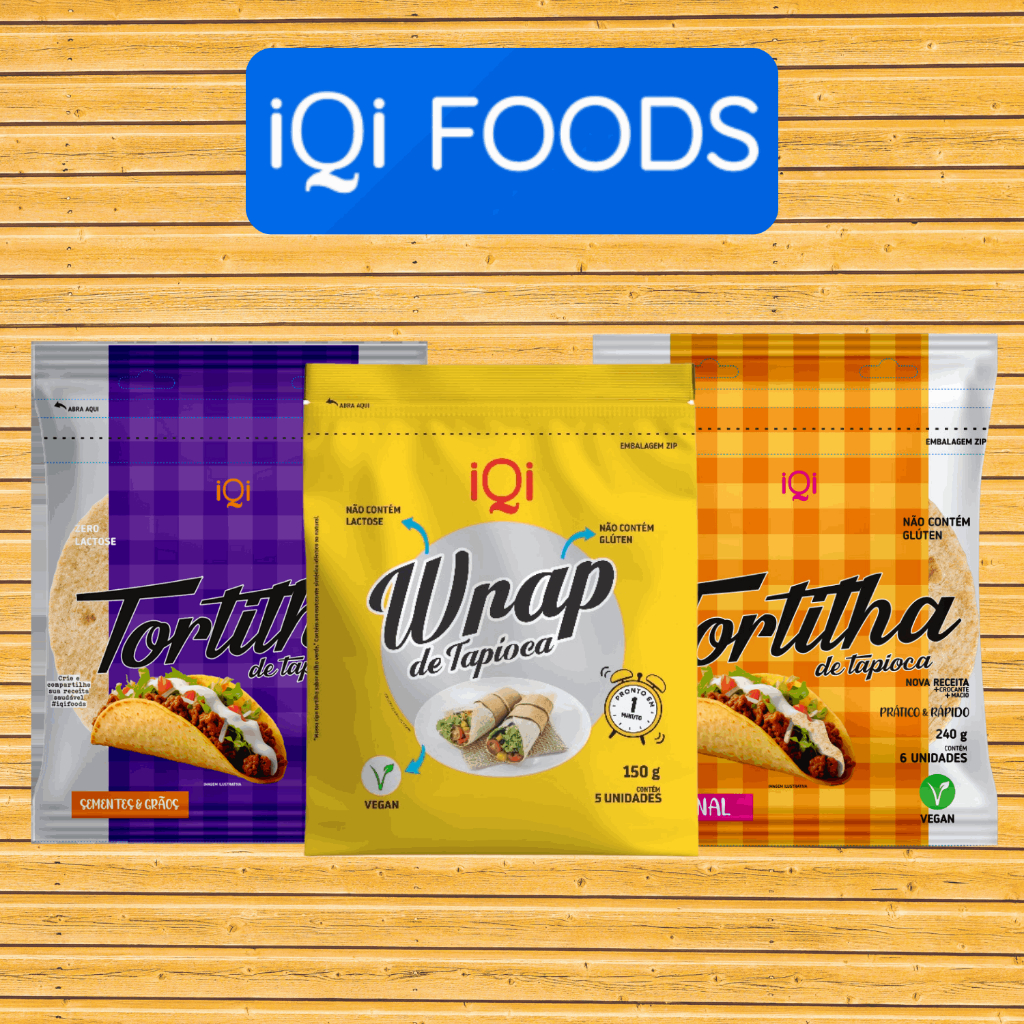 Tortilha 240g e Wrap 160g  S/glúten S/lactose - IQI em Oferta na Shopee