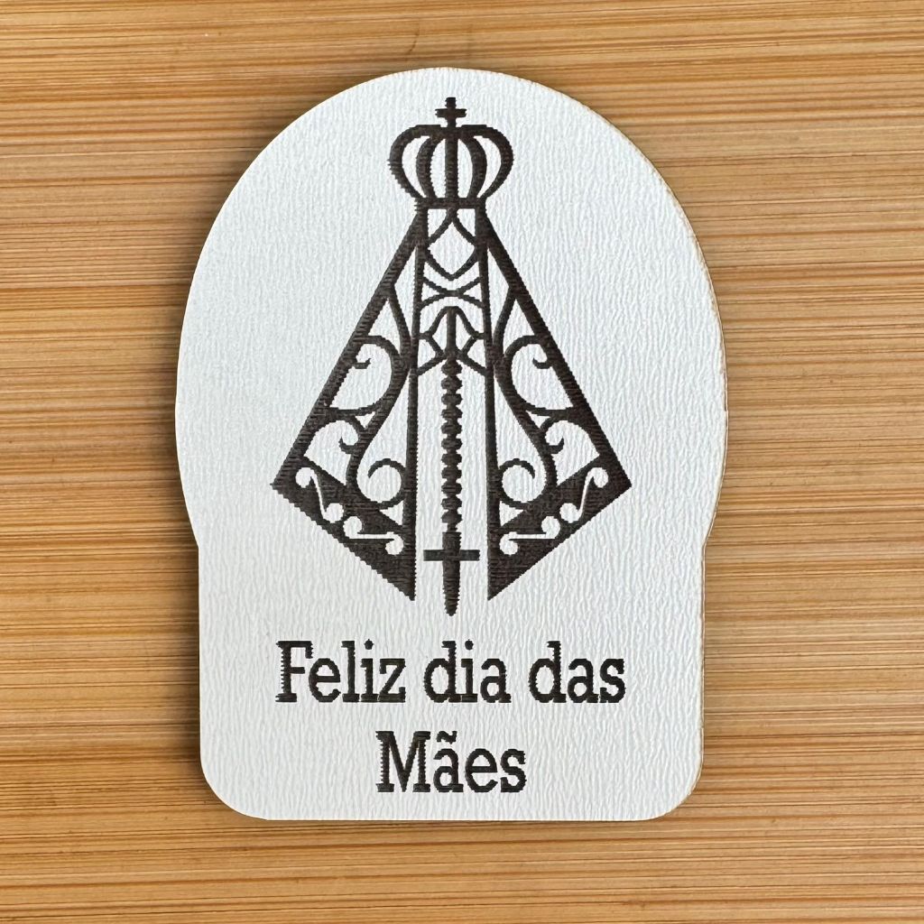 Kit Imãs Nossa Senhora Dia das Mães em MDF | Lembrancinha Religiosa Personalizada