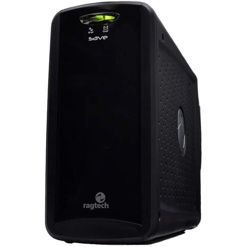 Nobreak RAGTECH – New Save Home NSH 600 – 600VA/300W – 1 bateria 12V/5Ah – Bivolt – 6 tomadas – Modelo 4125 em Oferta na Shopee