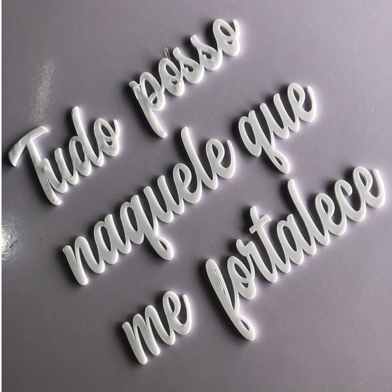 Tudo posso naquele que me fortalece frase - Pcte com 1 frase