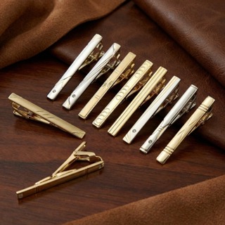 KIT COM 10 PRENDEDOR DE GRAVATA SLIM DOURADO em Oferta na Shopee