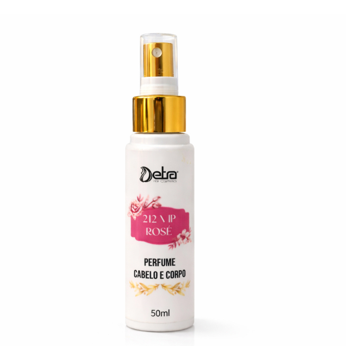 Perfume Capilar Body Splash Vip Rose Cabelo e Corpo Doce Fem
