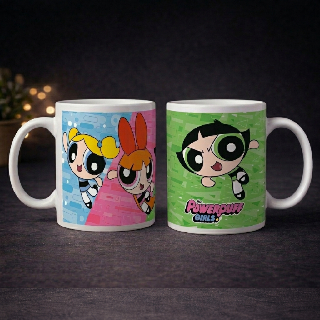 Caneca Meninas Superpoderosas 325ml | Florzinha Lindinha Docinho | Presente Criativo