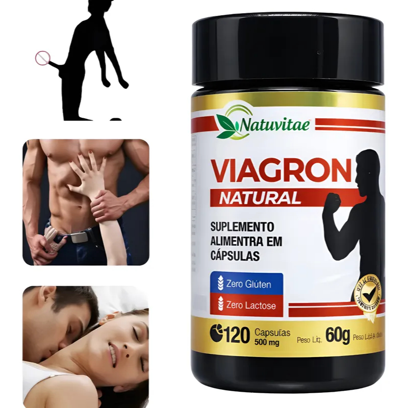 Viagronn Natuviva O azulzinho Natural 120 cápsulas 500mg Energia + vitalidade em Oferta na Shopee