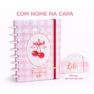 Caderno de Receitas Personalizado com Nome | Livro de Receitas Exclusivo | Presente Criativo e Único em Oferta na Shopee