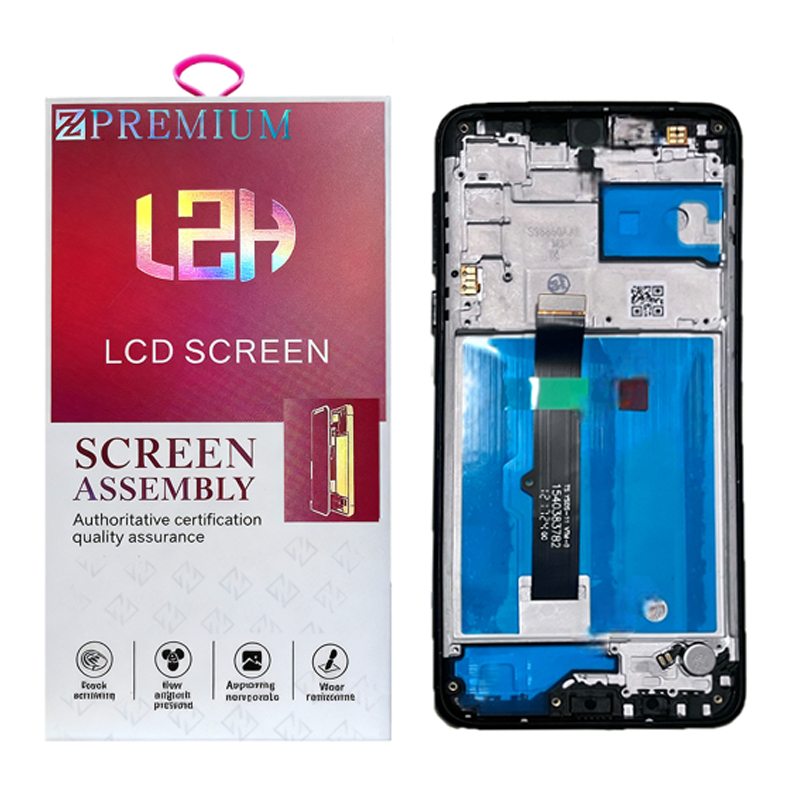 Tela Frontal Display Compatível Moto G8 PLAY Com Aro Lcd Premium