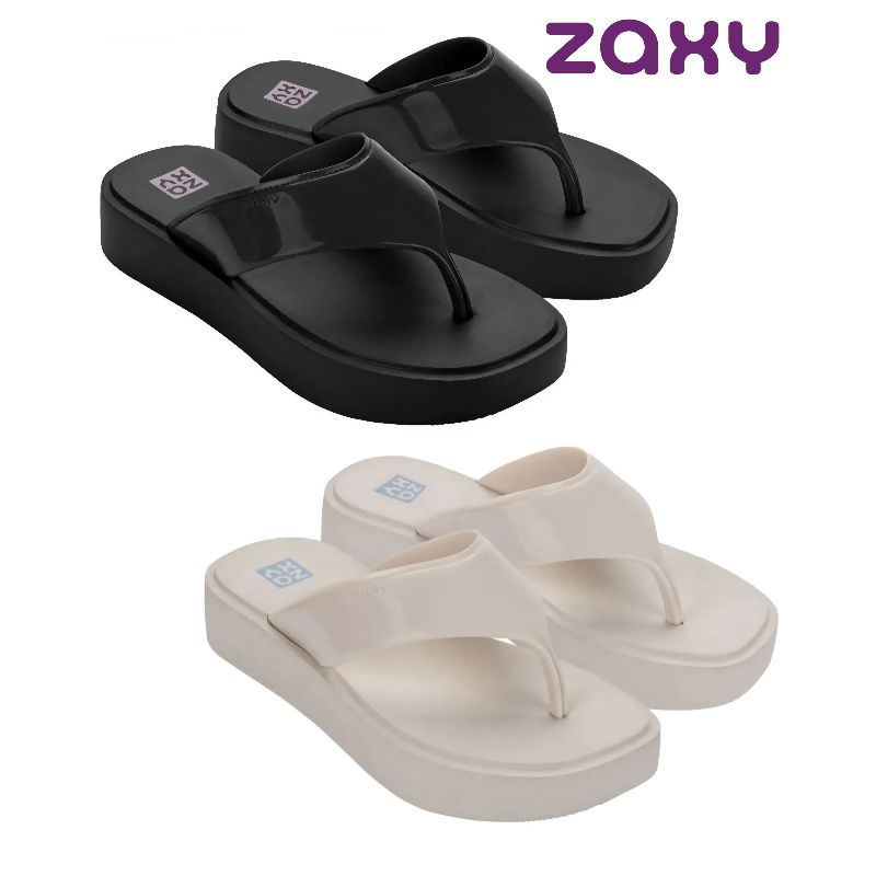 Chinelo de Dedo Zaxy Zoom Tamanco Sandalia Feminina Plataforma Macio Confortavel Ortodedica Sandalia Tamanco de Praia