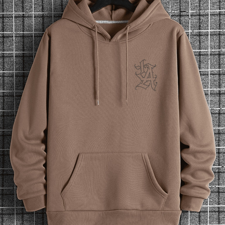 Moletom Masculino Estampado Canguru Com Capuz Flanelado Unissex Premium Los Angeles