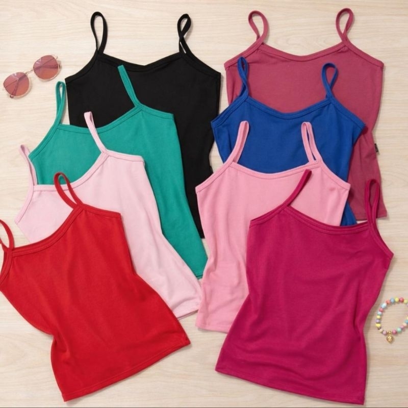 Kit COM 10 Blusa Regata Alcinha em malha suede