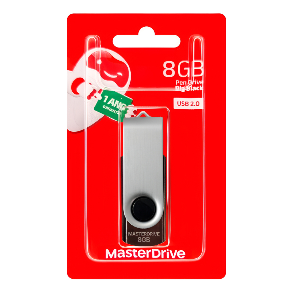 Pen Driver 8GB Pendrive Usb 2.0 Portátil Notebook Resistente