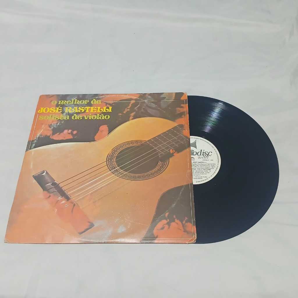 Lp José Rastelli - O Melhor De Solista De Violão - Ano: 1986