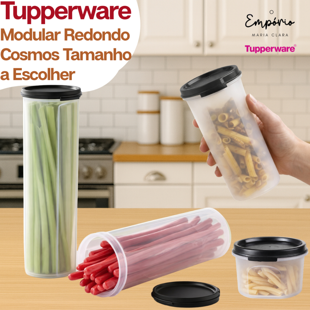 Tupperware Modular Redondo Cosmos Tamanho a Escolher