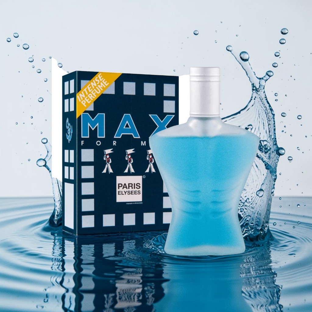 Perfume Max For Men Paris Elysees Eau de Toilette 100ml – Masculino, Aromático Fresco Amadeirado