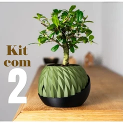 Kit 2 Vasos Autoirrigável Rega Sozinho Não precisa molhar todo dia! Chega de planta sem água!