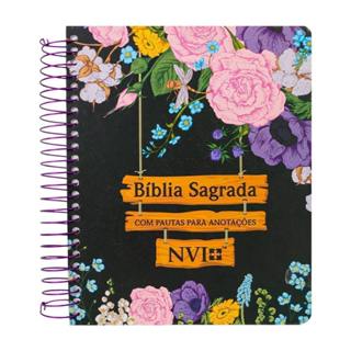Bíblia Para Anotações - Nvi - Jardim Preta em Oferta na Shopee