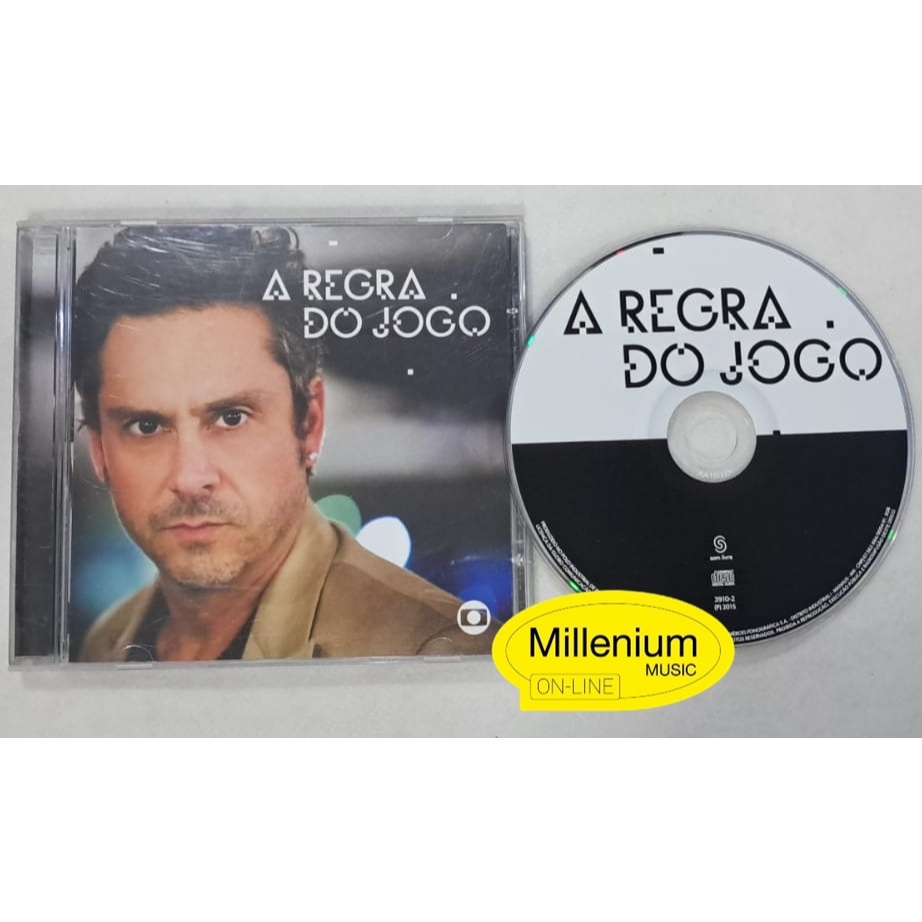 CD A Regra Do Jogo Trilha Sonora Nacional Da Novela 2015 Original Gravadora Colecionador Ótimo Estado