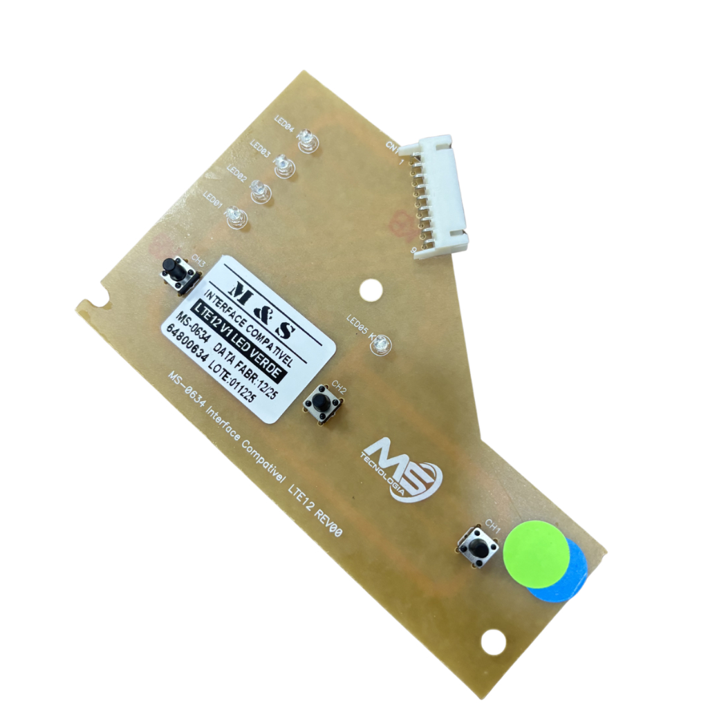 Placa Interface Electrolux Turbo Economia 12kg Lte12 bivolt
