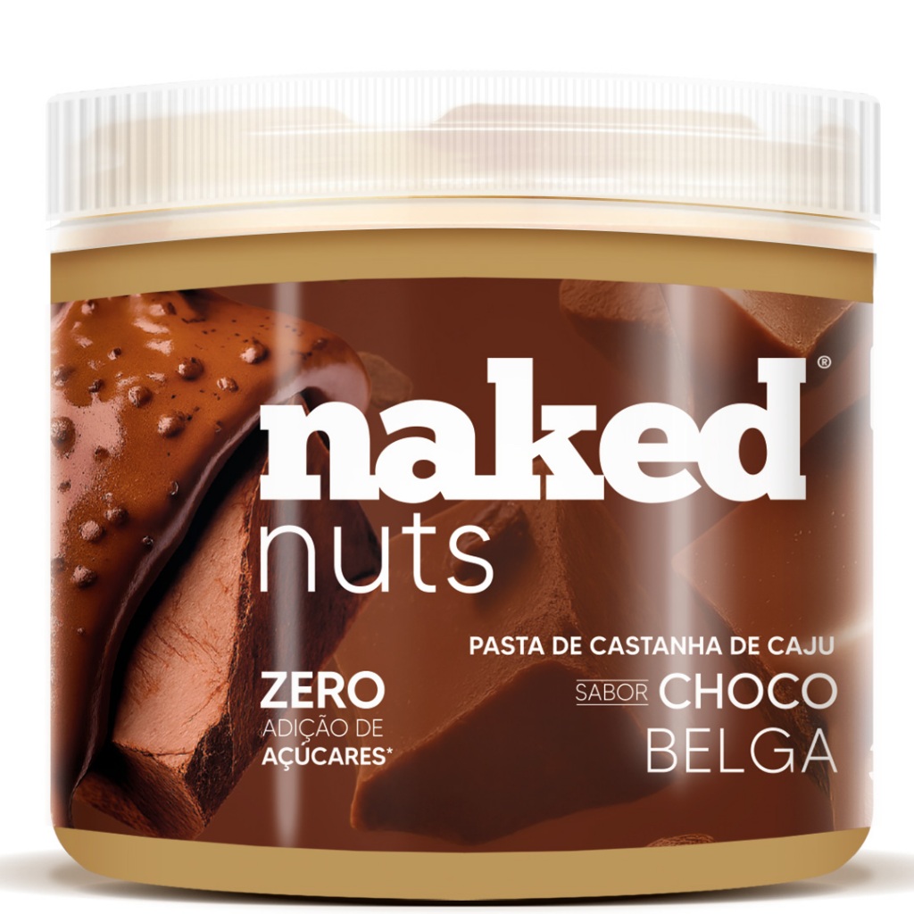 Pasta de Castanha de Caju com Chocolate Belga Crocante (300g) - Naked Nuts