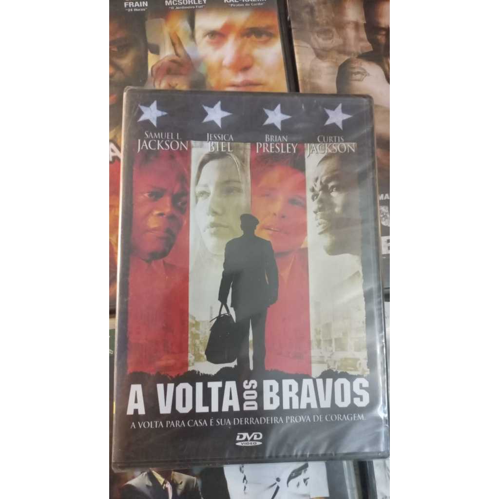 A Volta Dos Bravos Dvd Original Lacrado - Samuel Jackson Jessica Biel