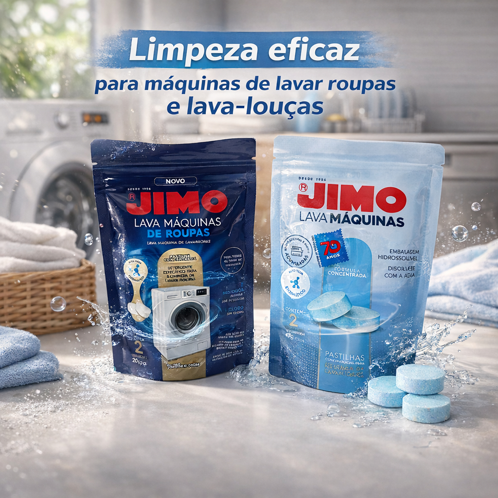 Kit 1 Lava Máquina De Lavar Roupa + 1 Lava Máquina De Louça Lavadora Detergente Em Pastilha em Oferta na Shopee