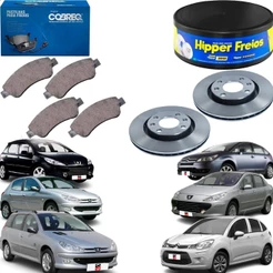 Disco + Pastilha De Freio C4 1.6 16V 2009 a 2014...