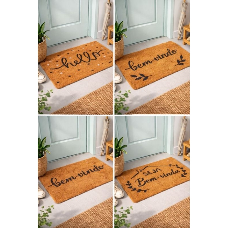 tapete Capacho Porta Entrada Antiderrapante Casa Escritório