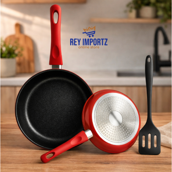 Kit Frigideira ceramica Antiaderente + Espátula de silicone  Não Gruda vai em todo tipo de fogao em Oferta na Shopee