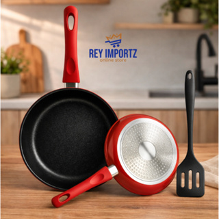 Kit Frigideira ceramica Antiaderente + Espátula de silicone  Não Gruda vai em todo tipo de fogao em Oferta na Shopee