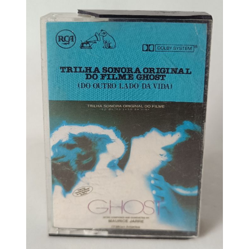 Fita Cassete K7 Ghost Do Outro Lado da Vida Trilha sonora original filme música anos 80/90 raridade colecionador