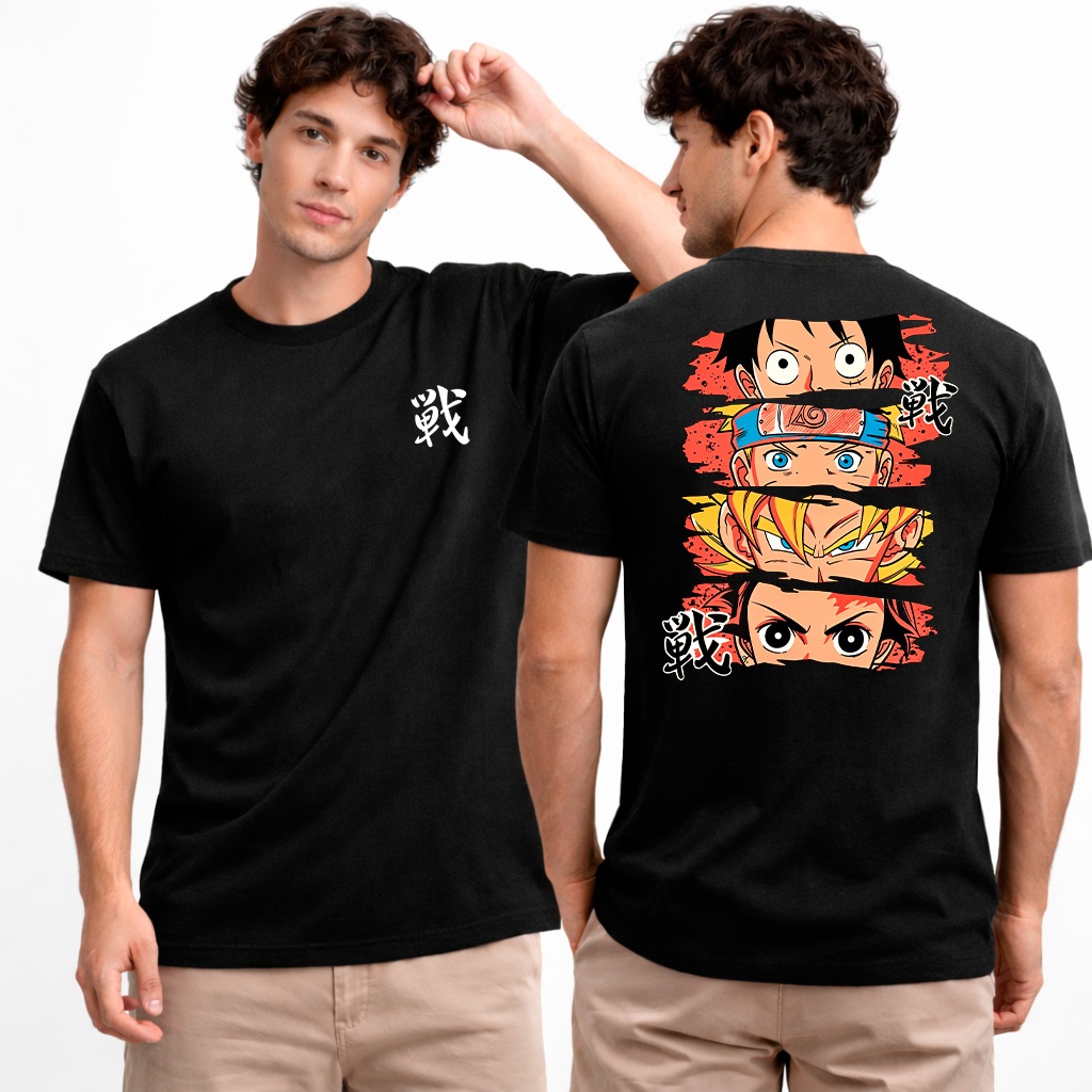 Camiseta Masculina Anime fio 30.1 envio rapido em Oferta na Shopee