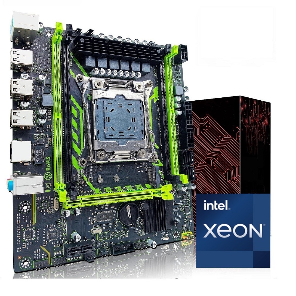 Kit Gamer Placa Mãe X99 Placa Mãe com Processador 2680 v4 Pronta Entrega