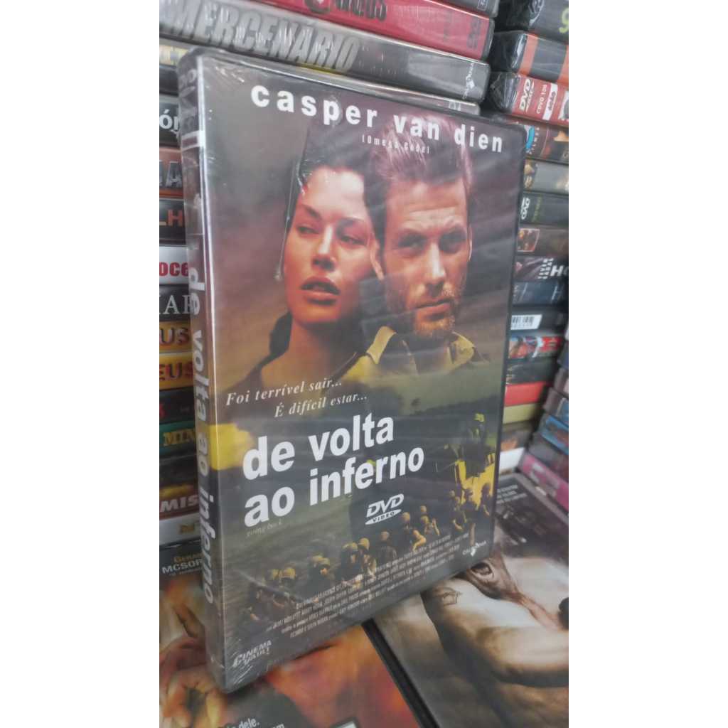 DVD ( Lacrado)  De Volta ao Inferno - ORIGINAL - Casper Van Dien - Drama  Guerra  Lacrado
