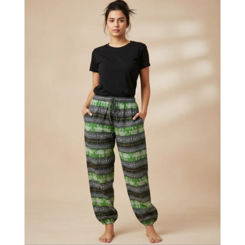 Calça saruel indiana yoga unissex free size importadas