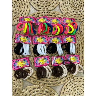 KIT 72 unidades  Médio Xuxinha de elástico para cabelo Scrunchie cores sortidas