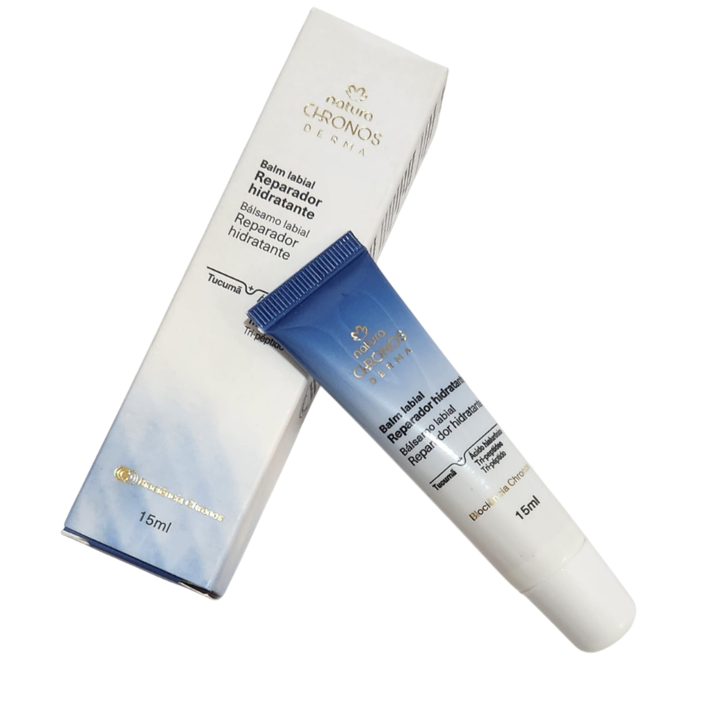 Natura Balm Labial Reparador Hidratante Chronos Derma 15 ml. Produto Original.