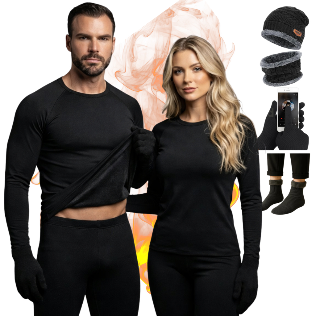 Kit Inverno 6 Peças Conjunto Segunda Pele Térmico Adulto