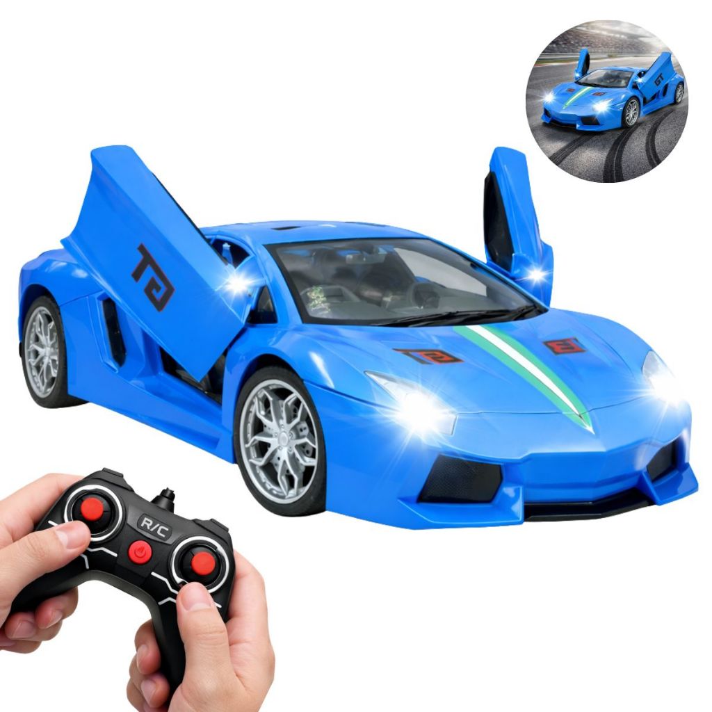 Carrinho de Controle Remoto Recarregável Veloz Ferrari Lamborghini