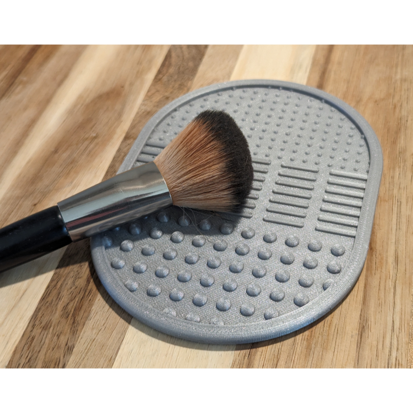 Limpador  / Tapete de Limpeza para Pincéis de Maquiagem – Limpador de Pincéis Cosméticos