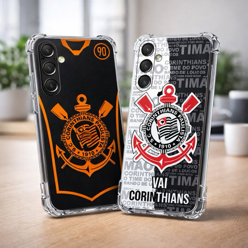Capa SAMSUNG A12/A22/A32/A52/A72/ M12/M22/M32/M52 CASE ANTI IMPACTO ESTAMPA DO CORINTHIANS, TIMAO