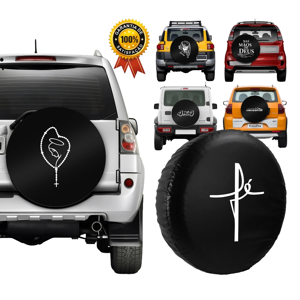 Capa de Estepe Universal Estampada Acessório Automotivo Exclusivo para Veículos Alta Qualidade em Oferta na Shopee