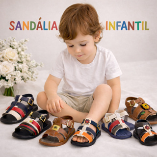 Sandália bebe Papete Infantil Sandálias baby Kids masculina menino Lançamento Macia Confortável em Oferta na Shopee