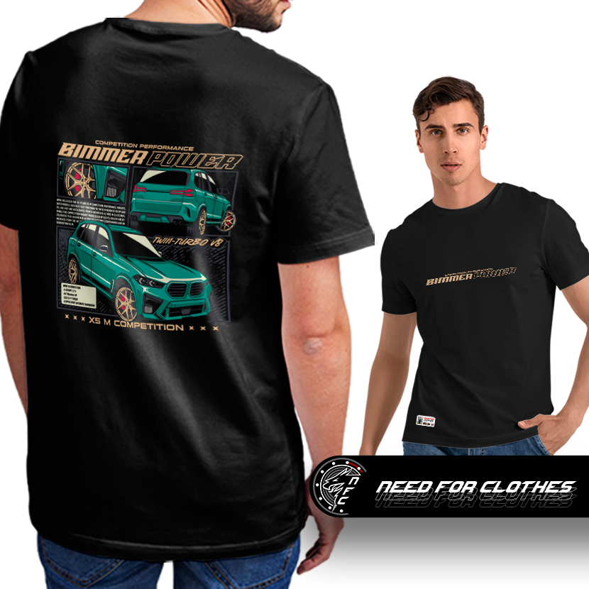 Camiseta BMW X5 M Competition Twin-Turbo V8 Performance SUV Motorsport
